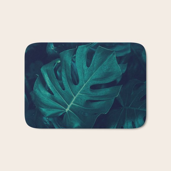 Monstera Garden Bath Mat