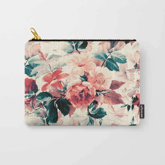 FLORAL PATTERN 09 Carry-All Pouch