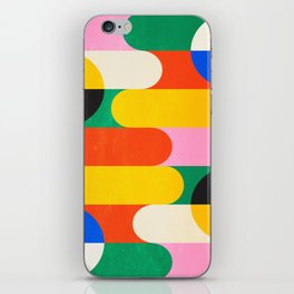 BAUHAUS 03: Exhibition 1923 | Mid Century Series  iPhone Skin | 70S, Art, Retro, Bold, Pop, Geometric, French, Graphicdesign, 90S, Abstract 