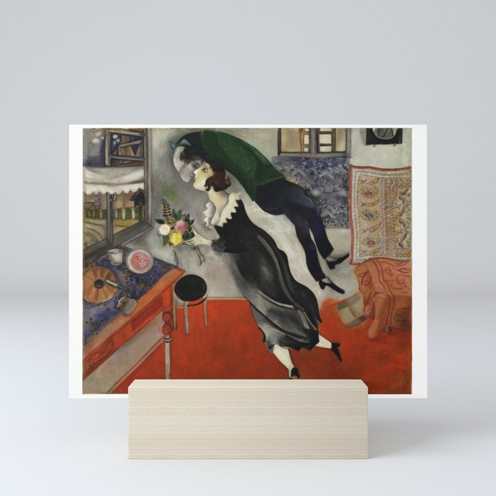 Marc Chagall, The Birthday 1915 Artwork, Posters Tshirts Prints Bags Men Women Kids Mini Art Print