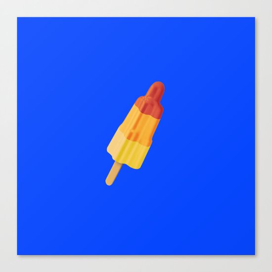 Ice Rocket Canvas Print