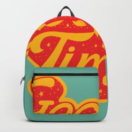 Good Times Typography Backpack