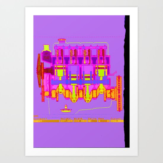 ICE 02 Art Print