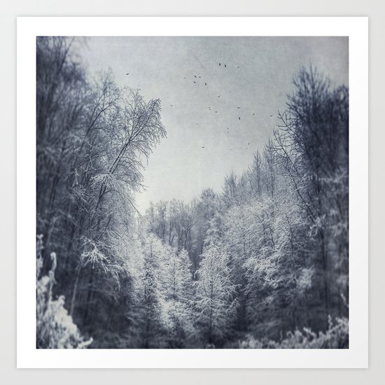 Frozen Forest Art Print