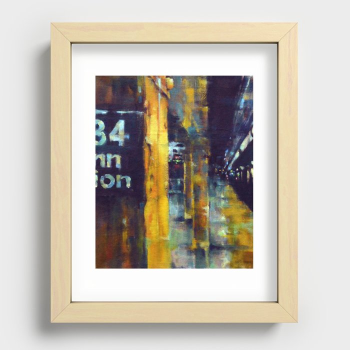 Underneath NYC: 34th Street on the 2/3 Recessed Framed Print