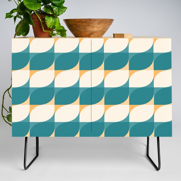 Abstract Patterned Shapes XXXV Credenza