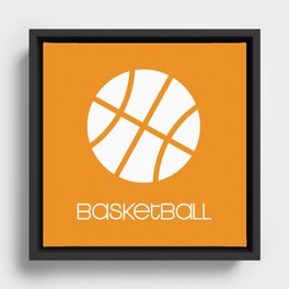 Basketball Nursery Art Framed Canvas