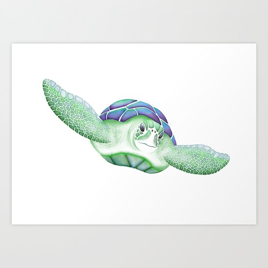 Sea Turtle Art Print