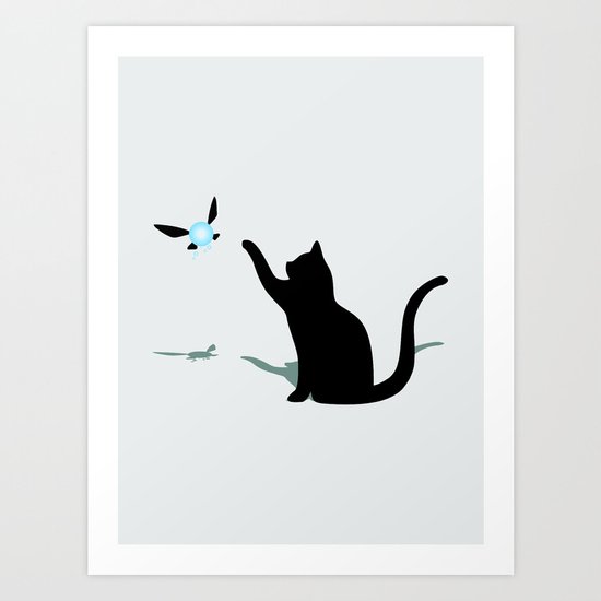 Cat and Navi Art Print