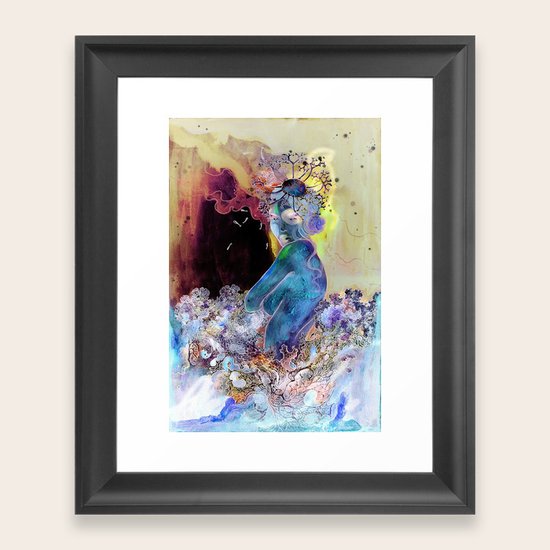 Coral Framed Art Print