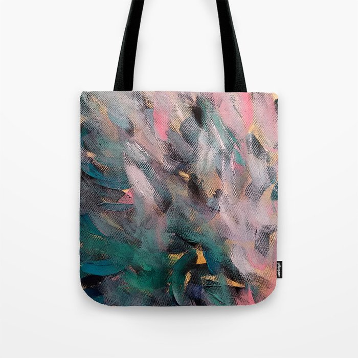 Blue Feather Tote Bag