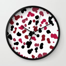 Colored Dalmatian 8 Wall Clock