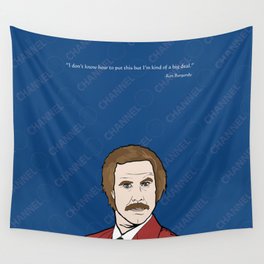 Ron Burgundy Anchorman  Wall Tapestry