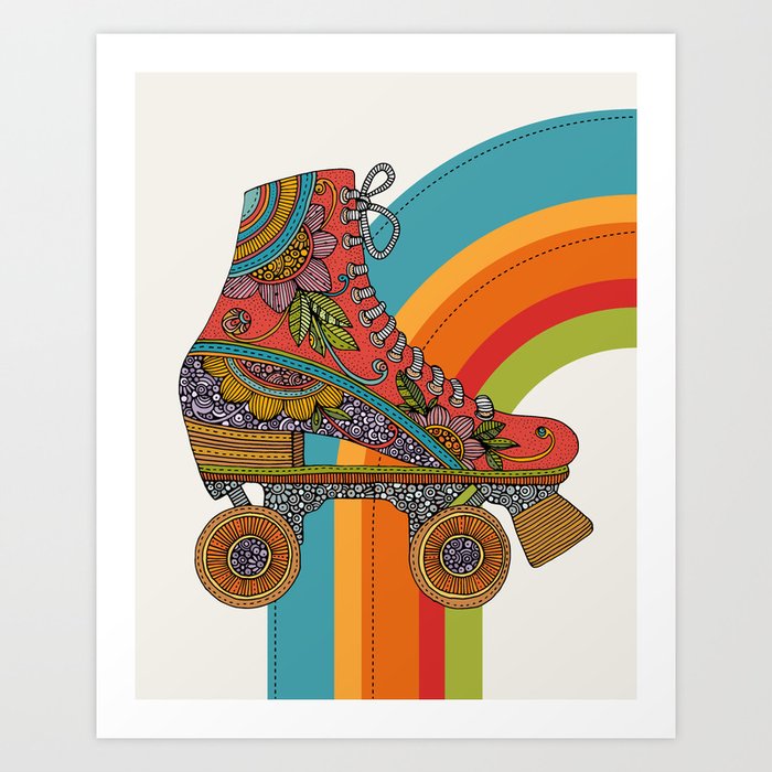 Roller Skate Art Print