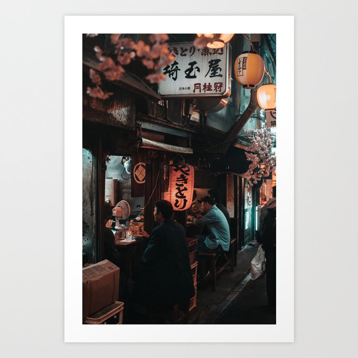 Tokyo Nights Art Print