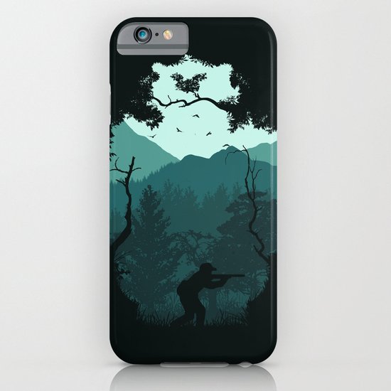 Hunting Season - Blue iPhone & iPod Case