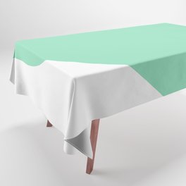 Heart (Mint & White) Tablecloth