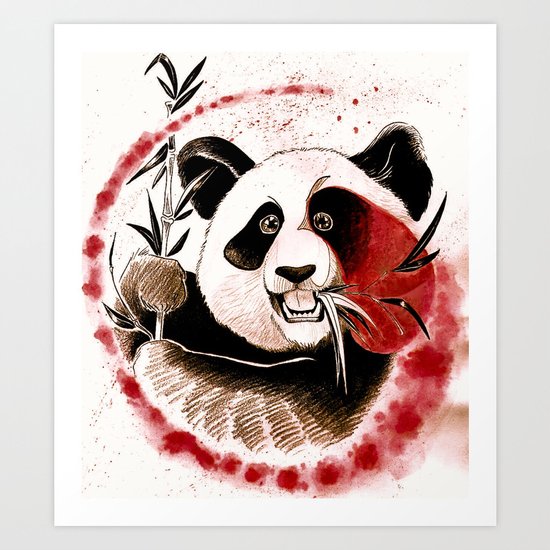 Panda Art Print