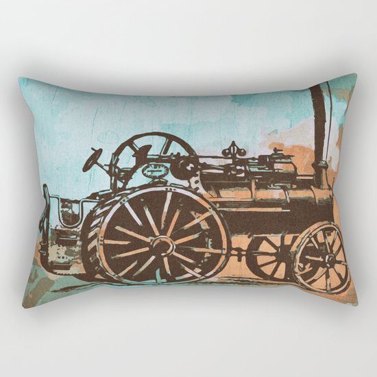 Old Machine Rectangular Pillow