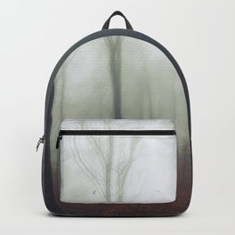 undisturbed Backpack | Nature, Wilderness, Explore, Red, Landscape, Trees, Intothefog, Double Exposure, Outdoors, Retro 