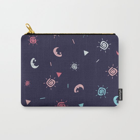 Seamless sun and moon pattern ver 2 Carry-All Pouch