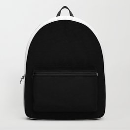 Minimalist Black and White Colorblock Backpack