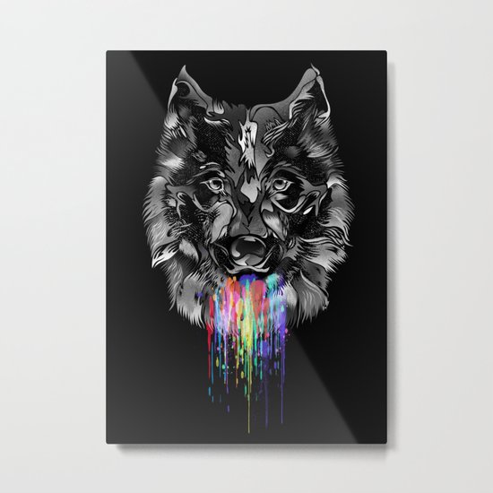 WILD WOLF Metal Print