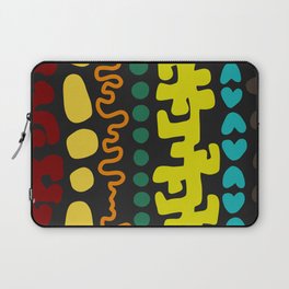 Abstract vintage colorful pattern collection 2 Laptop Sleeve