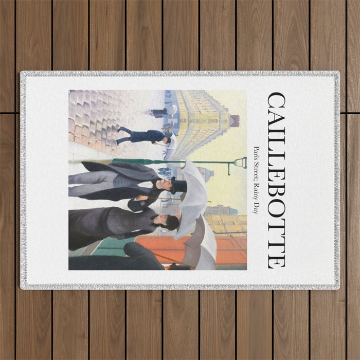 Caillebotte - Paris Street; Rainy Day Outdoor Rug