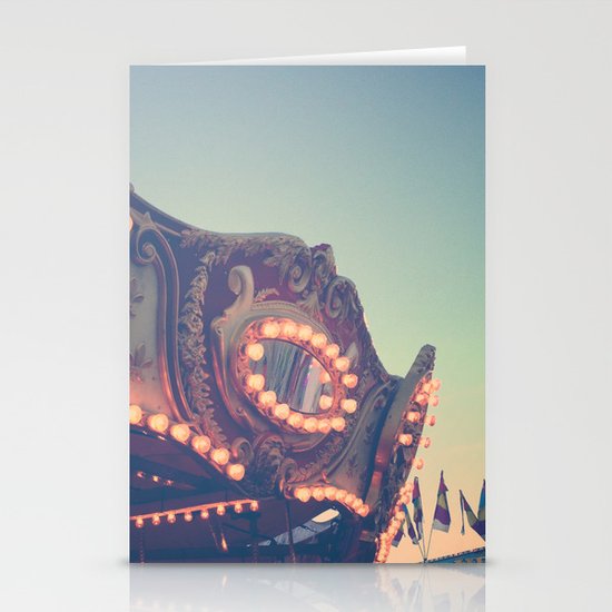 Twilight Carnival Ride Stationery Cards