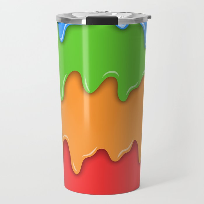 Bright color melt Travel Mug