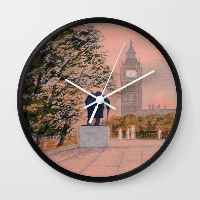 Churchill And Big Ben Wall Clock