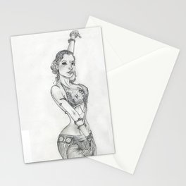 Chikitiboom Tribal Belly Dance Stationery Card