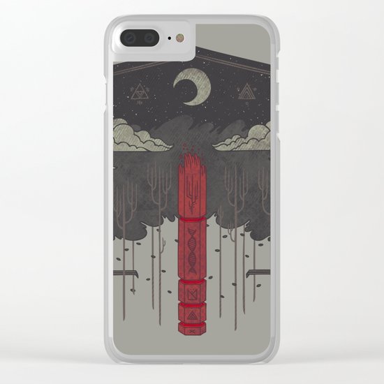 The Lost Obelisk Clear iPhone Case