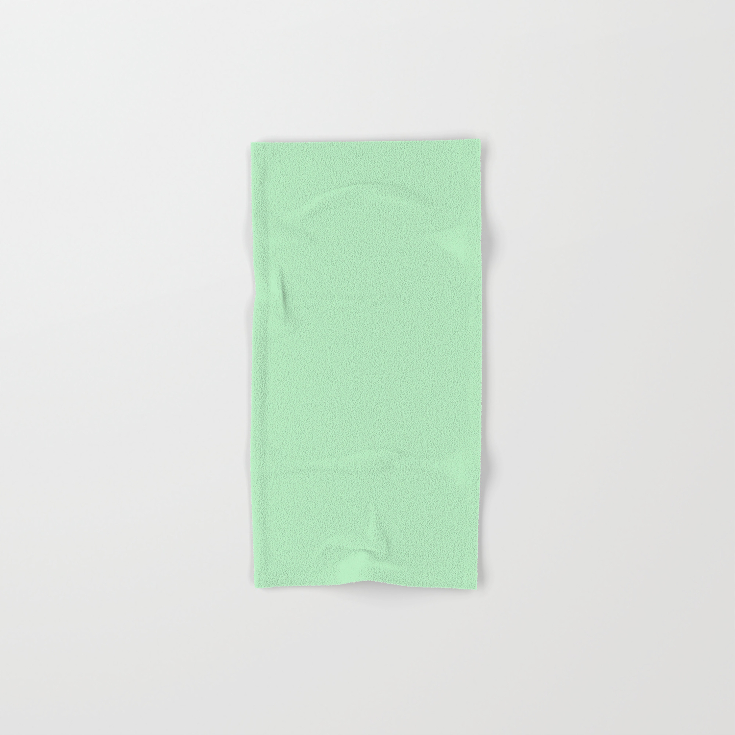mint green towels