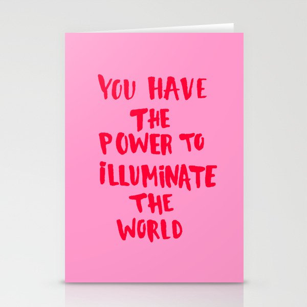 Illuminate The World Stationery Cards