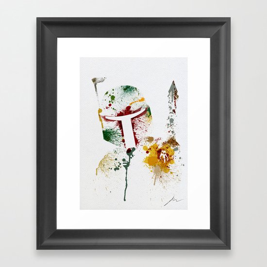 Bounty hunter Framed Art Print