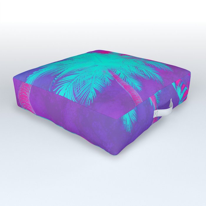 Neon Summer Outdoor Floor Cushion