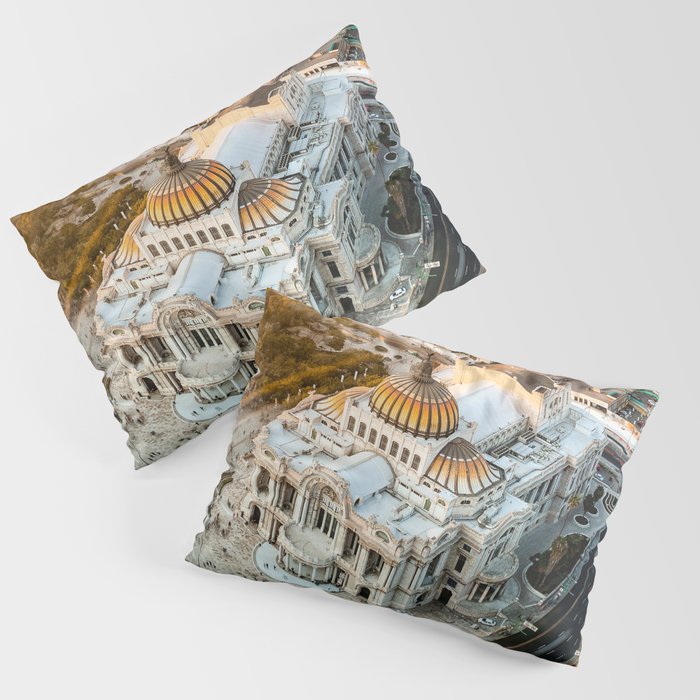 Mexico Photography - Historical Building In Mexico City Pillow Sham