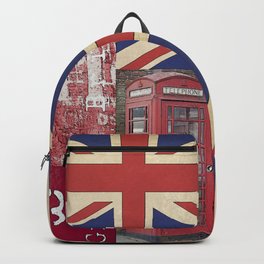Great Britain London Union Jack England Backpack
