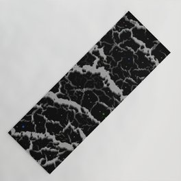 Cracked Space Lava - Silver Yoga Mat