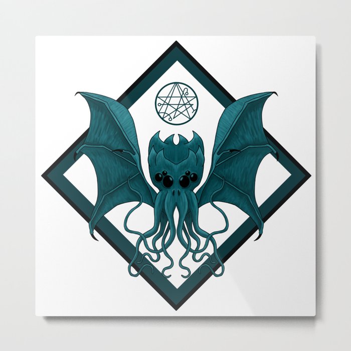 Cthulhu - Lovecraft - The Great Old One Metal Print