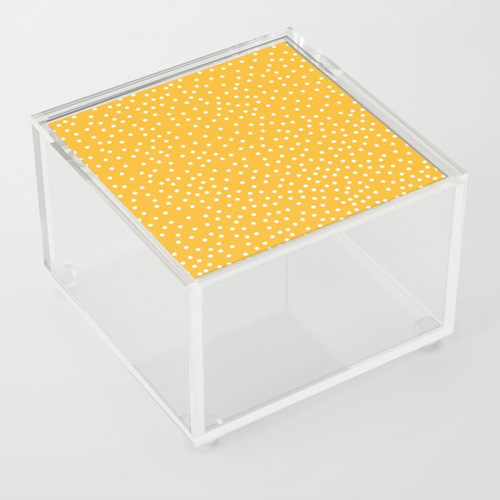 YELLOW DOTS Acrylic Box