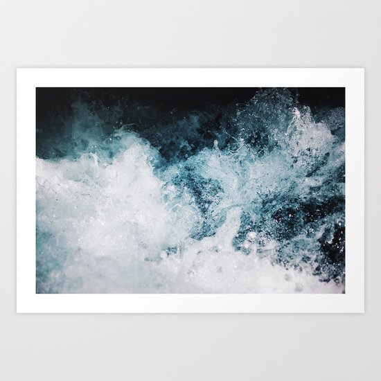 Blue Swells Art Print