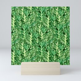 Holly Jolly Leaves (Large Pattern) Mini Art Print