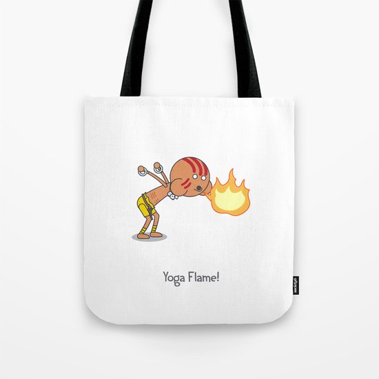 Yoga Flame! Tote Bag