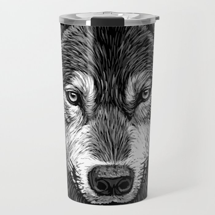 Wolf Travel Mug