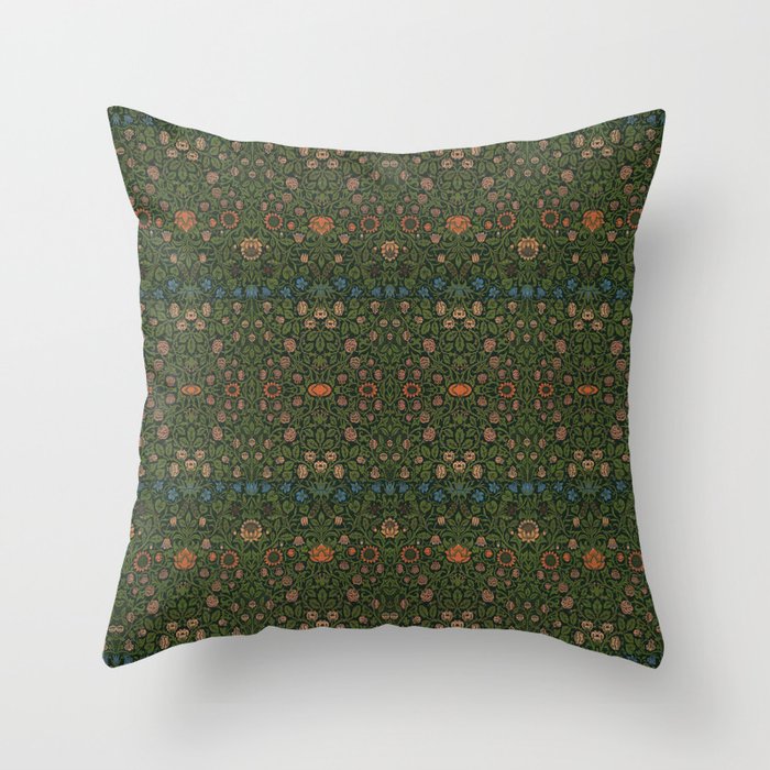 William Morris Arts & Crafts Pattern #6 Throw Pillow