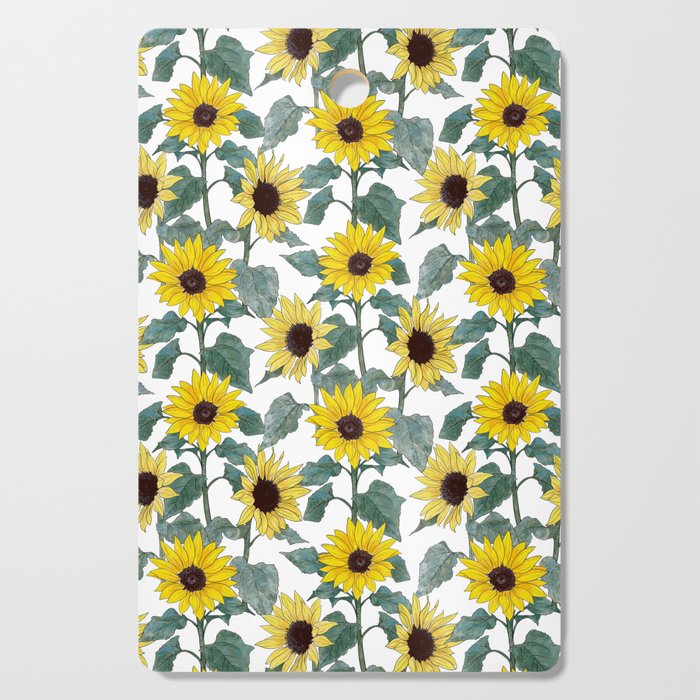 Sunflowers Pattern Cutting Board