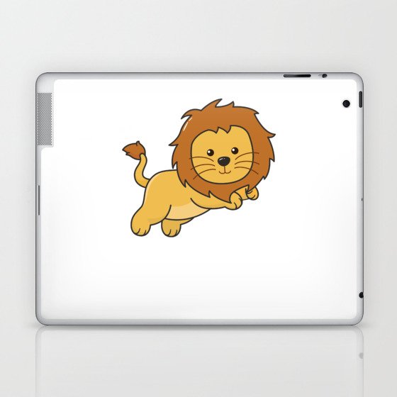 Lion Cute Animals For Kids Lion King Laptop & iPad Skin